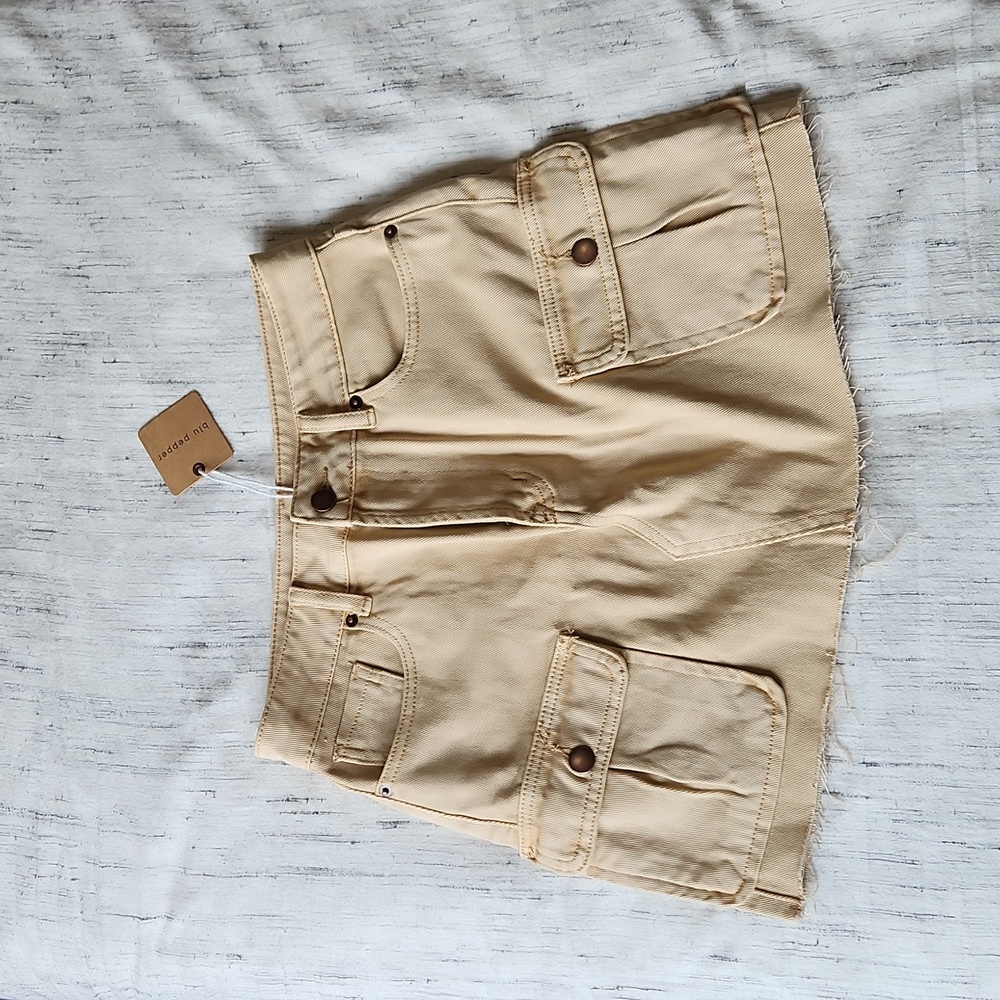 Posh & Posies Holley Cargo Skirt